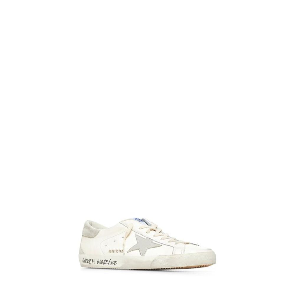 Golden Goose Men Super-Star Sneakers In White Leather - Picture 2 of 3